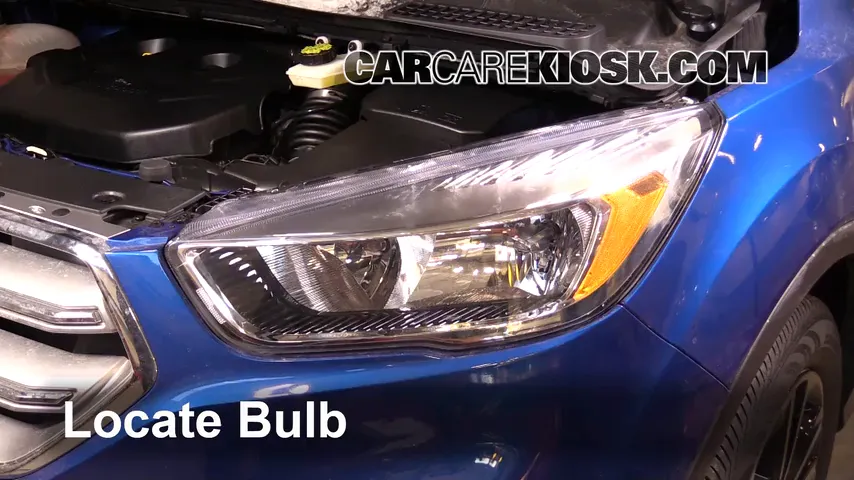 2017 Ford Escape SE 2.0L 4 Cyl. Turbo Lights Highbeam (replace bulb)